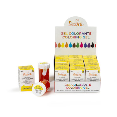 GEL COLORANTE 28G. GIALLO DECORA