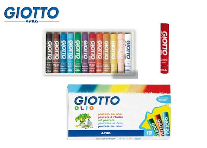 COLORI AD OLIO PASTELLI  DA 12 GIOTTO