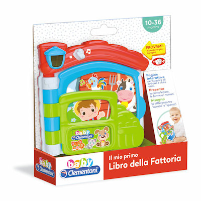 PRIME ATTIVITA' IL MIO PRIMO LIBRO DELLA FATTORIA PARLANTE 10-36 MESI 17222 CLEM
