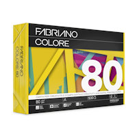 RISMA CARTA A3 80GR. GIALLO 250FF. FABRIANO 606