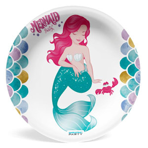 MERMAID PIATTO CM.22 IN CARTA BIODEGRADABILE CONF. DA 6PZ. SWEEPING