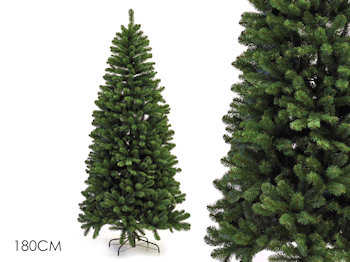 ALBERO CLASSICO SLIM NATALE CM.180 RAMI 573 423041 GENERAL