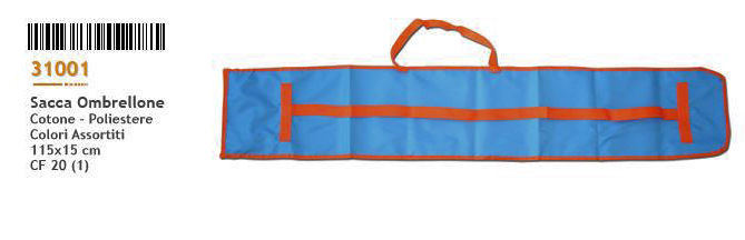 OMBRELLONE SOLO SACCA IN COTONE CM.110x20 COLOR 31001