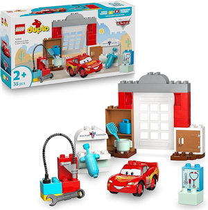 LEGO DUPLO LA VISITA DI MCQUEEN ALL'OFFICINA DOC 10456