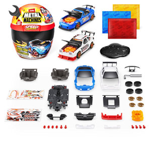 CASCO CONTENITORE MODELLINI AUTO IN METALLO DA ASSEMBLARE ZURU 67125