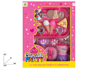 CUCINA ACCESSORI PASTICCERIA CUPCAKE PARTY CM.34x43 MAZ.