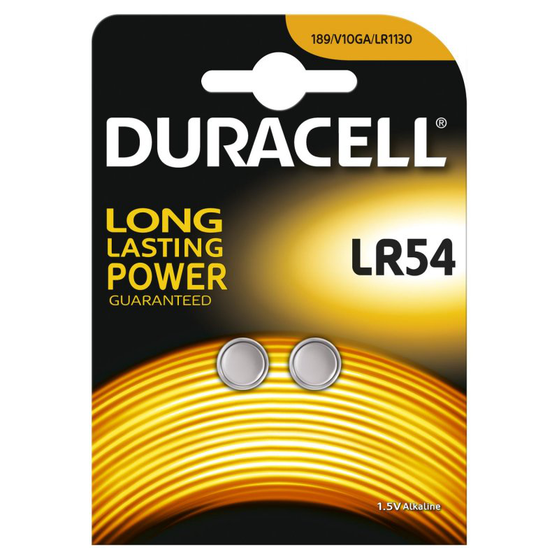 BATTERIA DURACELL CATEGORIA ELETTRONICA LR54 CONF. 2PZ.