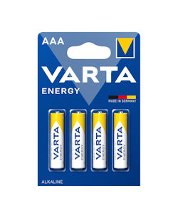 BATTERIA VARTA ALKALINA MINI STILO AAA CONF.4pz ENERGY