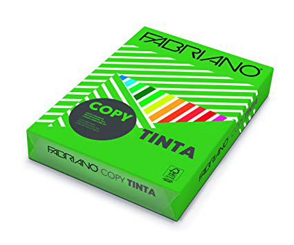 RISMA CARTA A4 160GR. VERDE 250FF. FABRIANO 601