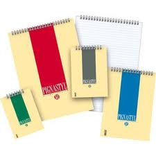 BLOCCO NOTES RIGATO A4 CM.21x29.5 CON SPIRALE ARISTON pezzi 10