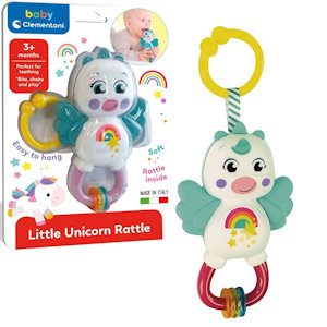 SONAGLINO UNICORNO LITTLE UNICORN RATTLE 3+ MESI 17778 CLEMENTONI