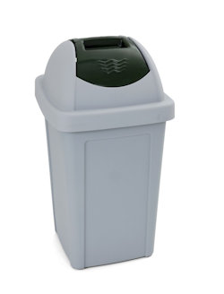 SPAZZATURA PATTUMIERA BASCULANTE 60LT. VERDE DUPLAST