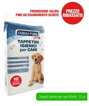 PET TAPPETINI CM.60x90 CONF.10PZ. FARMALINE