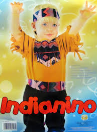 COSTUME INDIANO 3/4 ANNI