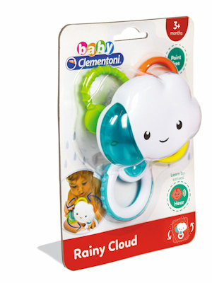 SONAGLINO NUVOLA RAINY CLOUD RATTLE 3+ MESI 17324 CLEMENTONI
