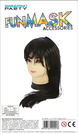 ACCESSORI TESTA PARRUCCA LISCIA LUNGA MERA SWEEPING