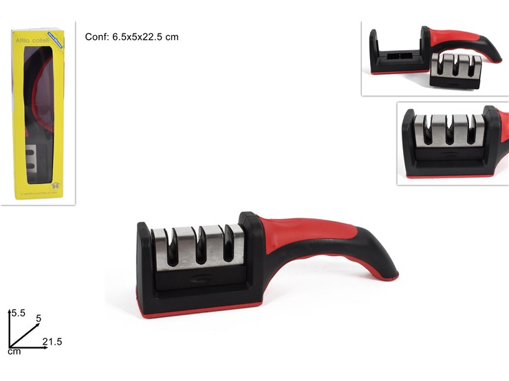 UTENSILE AFFILATORE CON LAME IN ACCIAIO CM.22 DUESSE