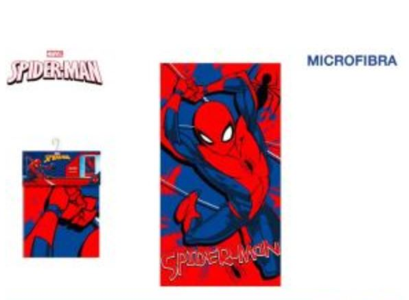 TELO MARE BAMBINO PERSONAGGIO CM.70x140 SPIDERMAN IN MICROFIBRA EOLD.