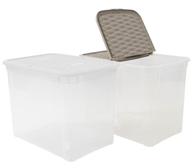 COMBI BOX MAREA 67 LT. CM.58x39x43 CON COPERCHIO DUO BIAN. O TORT. BELLI E FO
