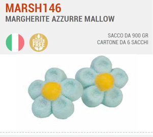MARSHMALLOW MARGHERITE CELESTI CONFEZIONE 900GR. BONBY