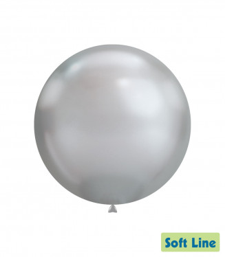 PALLONCINI 18 POLLICI CHROME CM.46 ARGENTO 117 CONF.20PZ. SOFT LINE