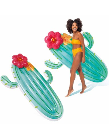 MATERASSINO SAGOMATO CACTUS CM.180x130x28 INTEX 58793