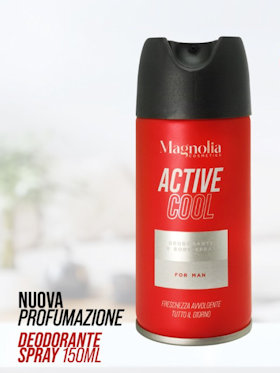 DEODORANTE MAGNOLIA DEO SPRAY 150ML. MEN ACTIVE COOL FARMALINE