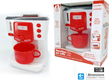 ELETTRODOMESTICO MACCHINA CAFFE' CON LUCI E SUONI REALI GENERAL