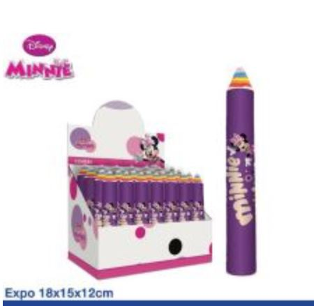 GOMME PER CANCELLARE SAGOMATA MATITA MAXI CM.14 MINNIE EOLD. PEZZI 24