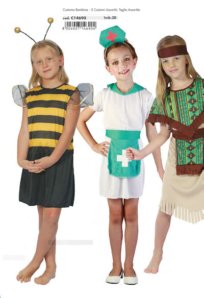 COSTUME PRINCIPESSA EGIZIANA TAGLIA M 5/7 ANNI
