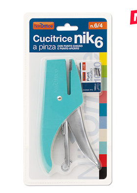 SPILLATRICE CLASSICA MONTA PUNTO 148 SU BLISTER CON 1 CONF. PUNTI NIKOFFICE