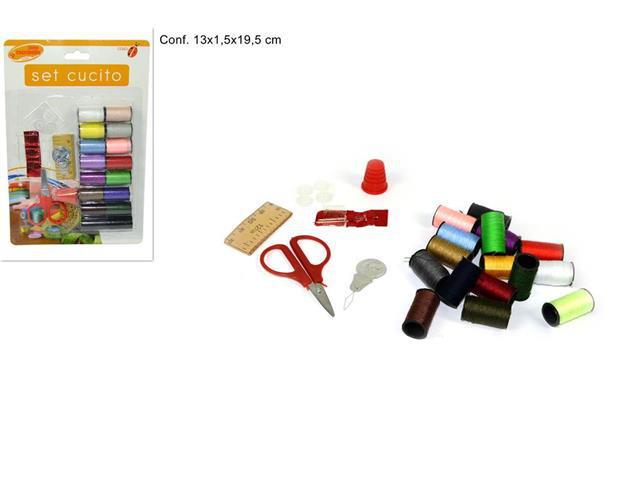 CUCITO SET COMPLETO SU BLISTER DUESSE
