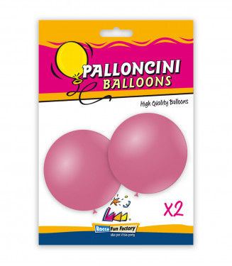 PALLONCINO 30 POLLICI GIGANTE CM.83 ROSA 26 BLISTER DA 2 PZ.