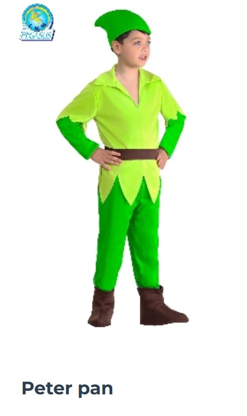 COSTUME PETER PAN 5/6 ANNI DI PEGASUS 8087-A-2