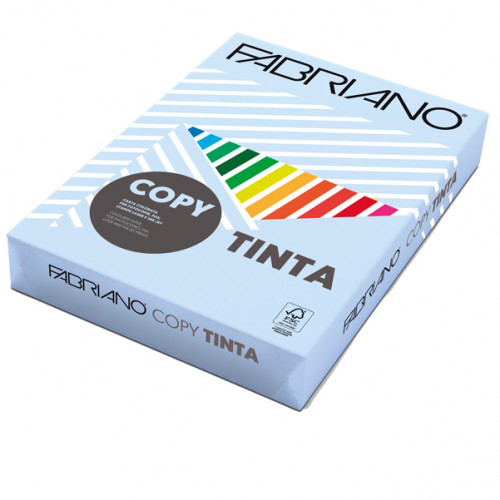 RISMA CARTA A4 80GR. CELESTE 500FF. FABRIANO 607