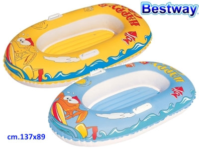CANOTTINO G. CM.119x89 A DECORO GRANCHIO O BALENA BESTWAY 34009