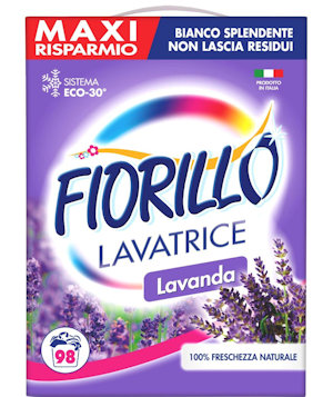LAVATRICE IN POLVERE FUSTINO 98 MISURINI FIORILLO LAVANDA