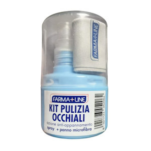 MONOUSO SALVIETTA PANNO MICROFIBRA E FLACONE SPRAY ANTIAPPANNAMENTO 30ML. IRGE