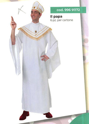 COSTUME ADULTO PAPA EXCLUSIVE