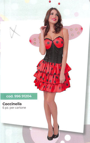 COSTUME ADULTO COCCINELLA EXCLUSIVE