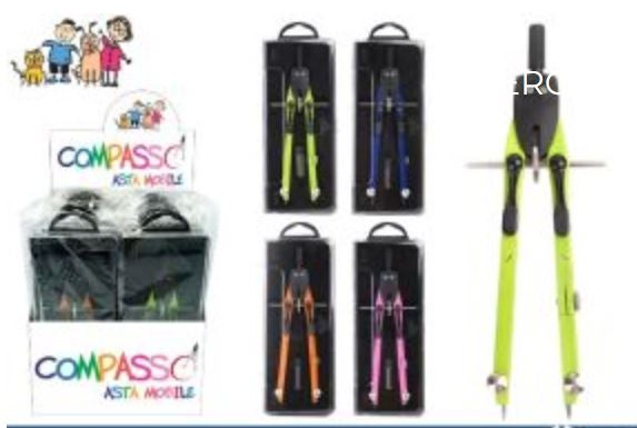 COMPASSO BALAUSTRONE A FRIZIONE + MINE COLOR ASTA MOBILE EOLD