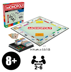 GIOCO MONOPOLY QUADRATO CLASSICO REFRESH G0009