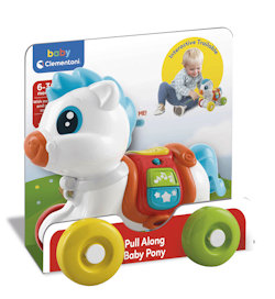 BABY ANIMALI BABY PONY TRAINABILE 17776 12-36 MESI CLEMENTONI