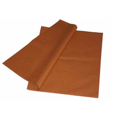 CARTA VELINA IN FOGLI CONFEZIONE 24FF CM.50x76 DA 20GR. MARRONE