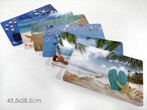 TOVAGLIETTA IN PVC CM.30x44 DECORAZIONE ESTATE 596256