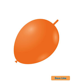 PALLONCINI DECO LINE PROFES. PASTELLO LINK 11 POLLICI CM.28 CONF.50PZ. ARANCIO