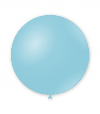 PALLONCINI 33 POLLICI PASTELLO CM.83 CELESTI BABY 39 PEZZI 24