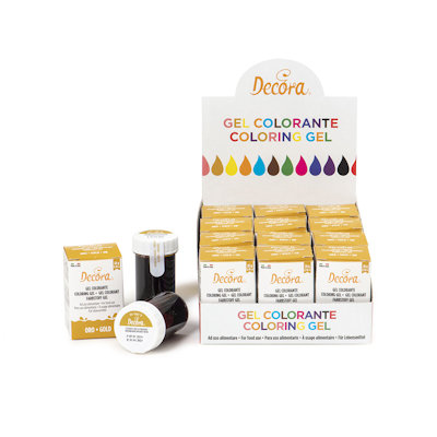 GEL COLORANTE 28G. GIALLO ORO DECORA