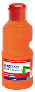 TEMPERA FLUORESCENTE IN FLACONE DA 250ML. ARANCIO GIOTTO