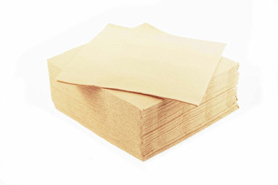 TOVAGLIOLI 2VELI 38x38 AVORIO CONF.40PZ. GOFFRATO IDEAL